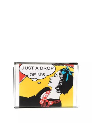 Chanel + Pre-Owned Drop of No.5 Comic Clutch