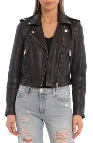 Avec Les Filles + Leather Biker Jacket