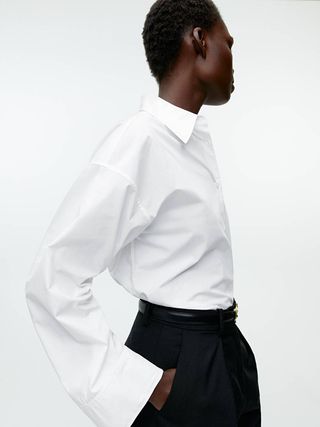 Arket + Relaxed Poplin Shirt