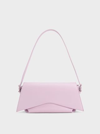 Charles 
Keith + Lilac Boaz Geometric Front Flap Bag