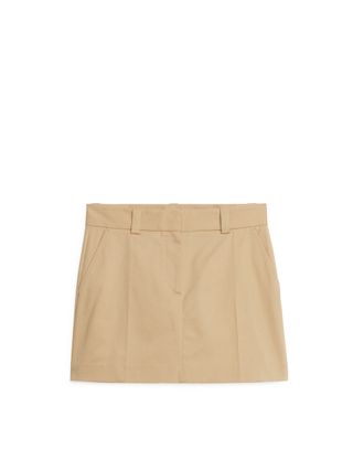 Arket + Cotton Mini Skirt