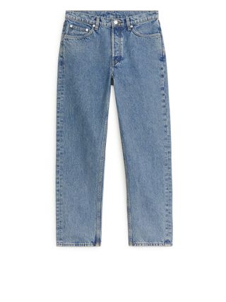 Arket + Curved Cropped Non-Stretch Jeans