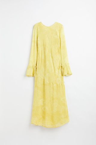 H&M + Patterned Chiffon Dress