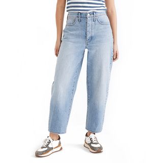 Madewell + Balloon Jeans in Hewes Wash