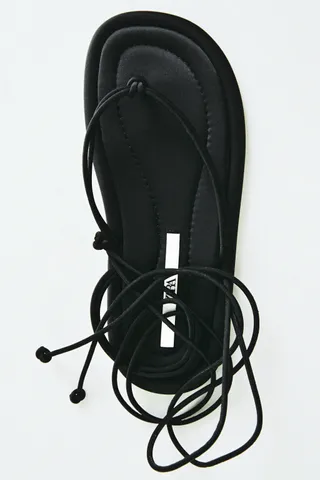 Zara + Padded Insole Tied Sandals
