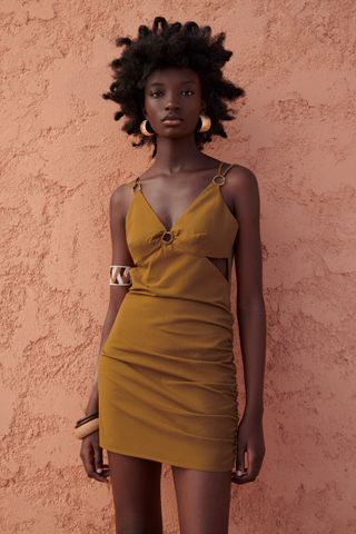 Zara + Cut Out Mini Dress