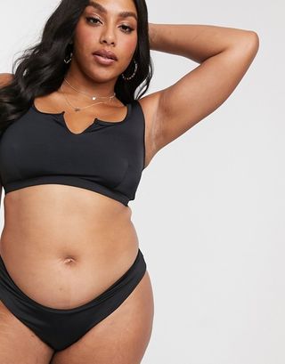 ASOS Design + Recycled Mix and Match Hipster Bikini Bottom in Black