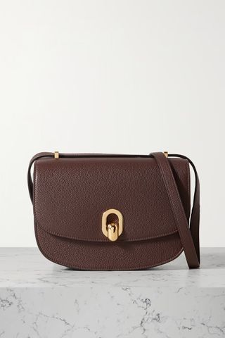 Savette + Tondo 22 Textured-Leather Shoulder Bag
