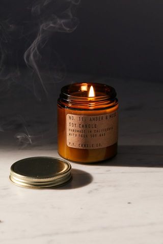 P.F. Candle Co. + Amber & Moss Travel Jar Scented Candle