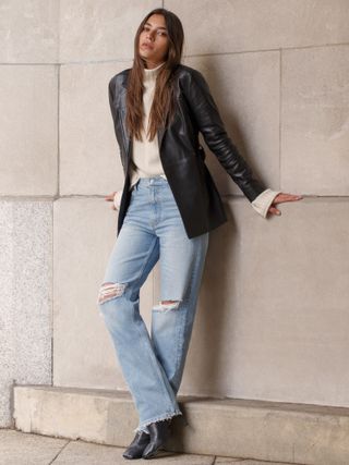 Reformation + Zoe High Rise Loose Jeans