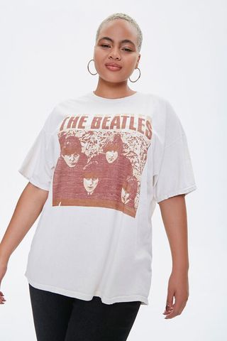 Plus + Plus Size the Beatles Graphic Tee