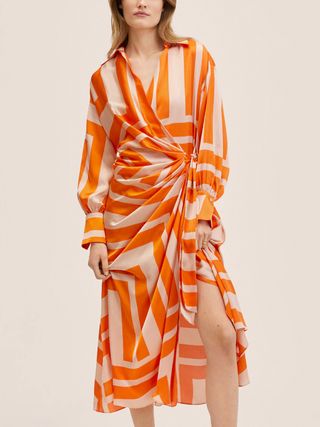 Mango + Knot Print Dress