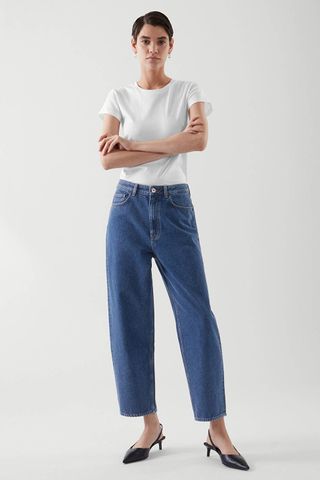 Cos + Tapered High-Rise Jeans