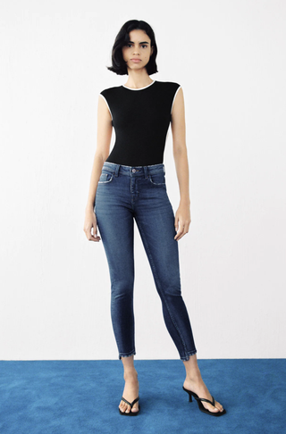 Zara + Piped Bodysuit