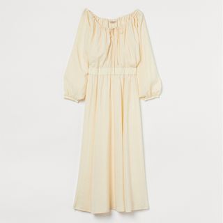 H&M + Long Linen-Blend Dress