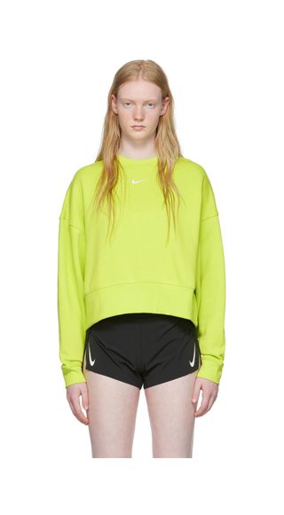 Nike + Green Cotton Sweatshirt