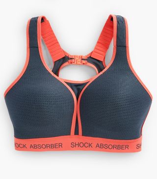 Shock Absorber + Grey Ultimate Run Non Wired Bra