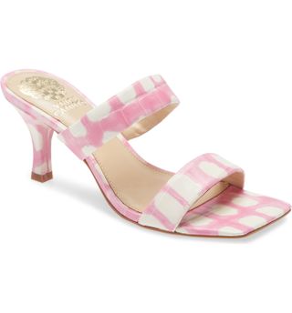 Vince Camuto + Aslee Two Strap Slide Sandals