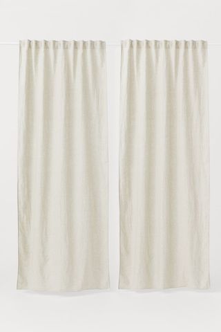 H&M + 2-Pack Multiway Linen Curtains