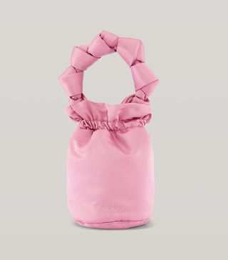 Ganni + Satin Knots Top Handle Purse