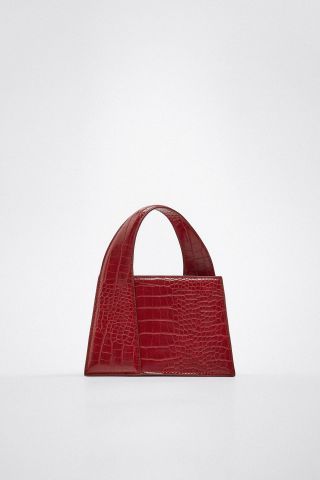 Zara + Mock Croc City Bag