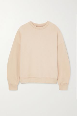 Caes + Pleated Organic Cotton-Jersey Sweatshirt