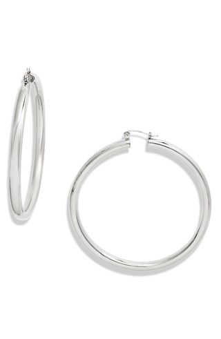 Knotty + Extra Large Hoop Earrings