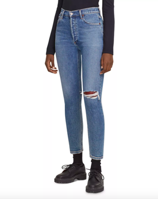 Agolde + Nico Straight Ankle Jeans in Shoreline