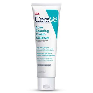 CeraVe + Acne Foaming Cream Cleanser