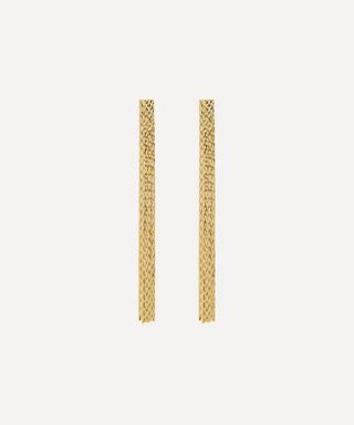 Anissa Kermiche + Gold-Plated Thin Fil D’or Drop Earrings