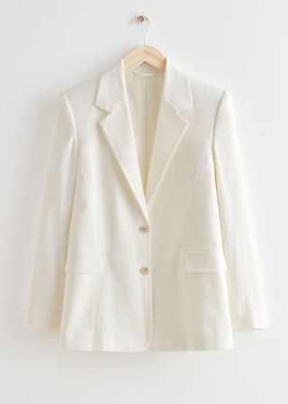 & Other Stories + Relaxed Linen Blazer
