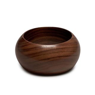 Branch Jewellery + Wide Brown Wood Bangle