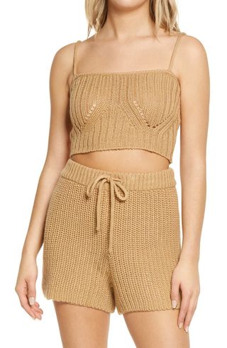 4th & Reckless + Henry Crop Wool Blend Camisole