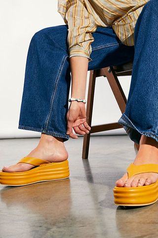 FP Collection + Haven Thong Flatform Sandals