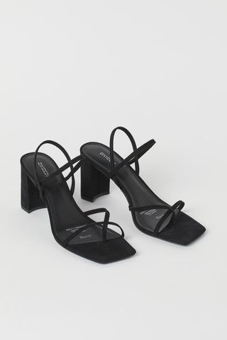 H&M + Block-Heeled Sandals