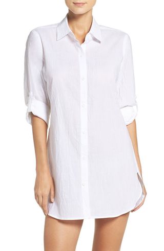 Tommy Bahama + Boyfriend Shirt Cover-Up