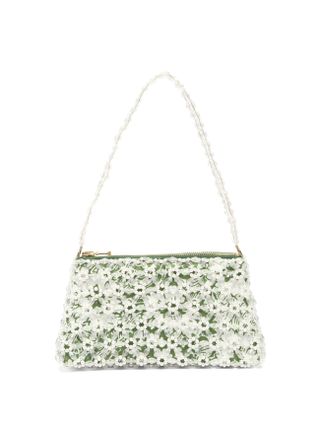 Shrimps + Dawson Floral-Beaded and Faux-Pearl Bag