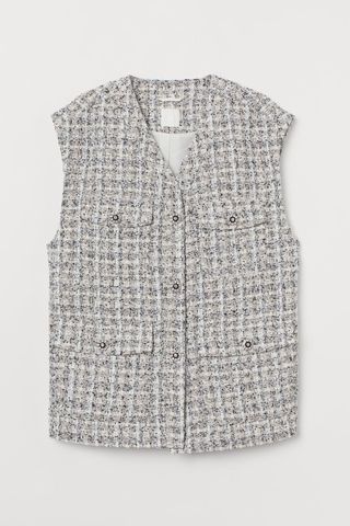 H&M + Textured-Weave Vest
