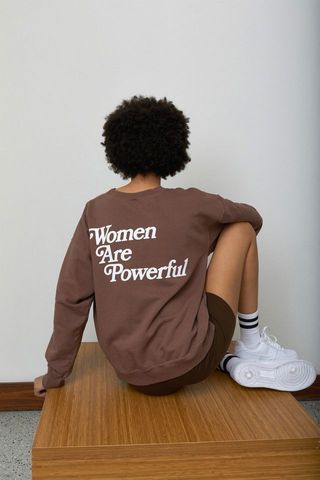 One DNA + Women Are Powerful Crew Neck Sweatshirt