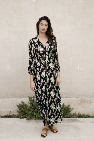 Zara + Floral Dress