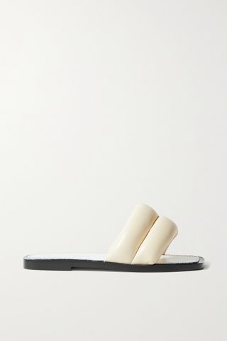Proenza Schouler + Puffy Quilted Leather Slides