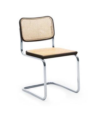 Knoll + Cesca Cane Woven Armless Chair