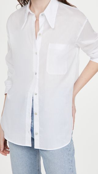 Vince + Casual Pocket Stitch Button Down