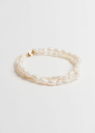 & Other Stories + Delicate Mother of Pearl Bracelet