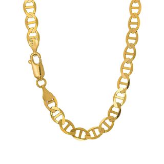 JewelStop + 14k Solid Yellow Gold Mariner Anklet