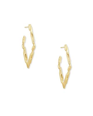 Kendra Scott + Rylan Small Hoop Earrings in Gold