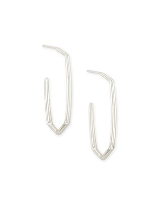 Kendra Scott + Ellen Hoop Earrings in Sterling Silver
