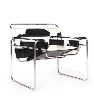 Eternity Modern + Wassily Cowhide Chair Chrome Frame