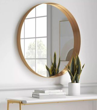 Target + Flush Mount Round Decorative Wall Mirror
