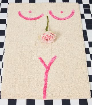 Coming Soon + Private Parts Bath Mat in Pink